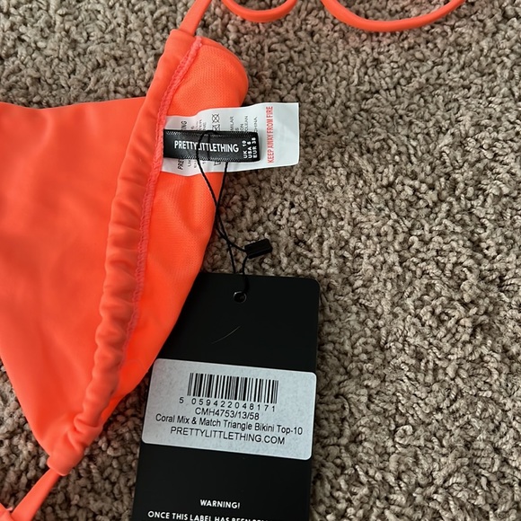 2 Neon PrettyLittleThing String Bikini Tops - Picture 4 of 6
